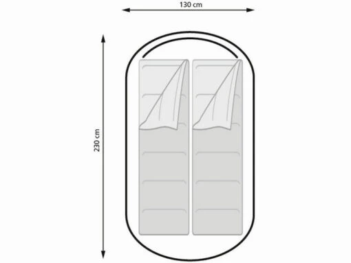 Eurotrail Pop Up Tent South Fork 2 - Afbeelding 4