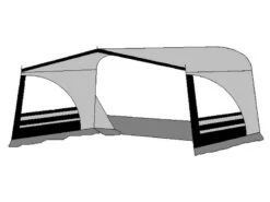 Te Velde Luifel Regenboog 240 Cm Antraciet -Outdoor Kampeersportwinkel 1 3 tevelde luifel regenboog rechts antraciet 1