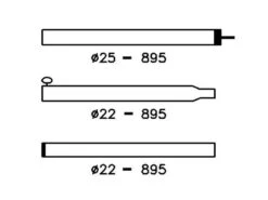 Umefa Campking Tentstok Aluminium 25-22 Mm 170-260 Cm