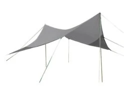 Bo-Camp Tarp Travel Ruit 4 Hoekig Grijs