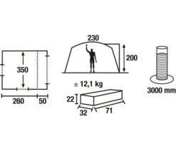 Outdoor Kampeersportwinkel -Outdoor Kampeersportwinkel 14154 1 high peak bustent tour tekening 9