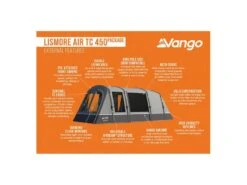 Vango Opblaasbare Tent Lismore Air Tc 450 Package -Outdoor Kampeersportwinkel 19 3 vango opblaasbare tent lismore air tc 450 package eigenschappen buitenkant tetlisatc000001