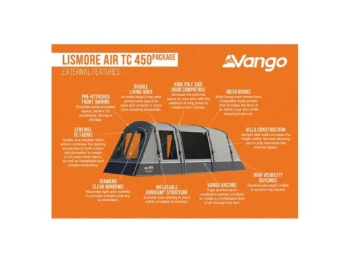 Vango Opblaasbare Tent Lismore Air Tc 450 Package - Afbeelding 4