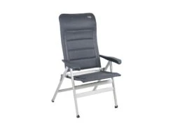 Crespo Kampeer Standen Stoel Al-238 Xl Deluxe Donker Grijs Kleur 40