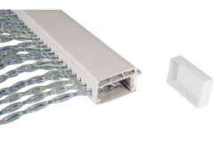 Vliegengordijn PVC Transparant-grijs-blauw -Outdoor Kampeersportwinkel 20 2 vliegendordijn pvc transparant grijs blauw 5309680