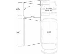 Vango Opblaasluifel Voor Caravan Airbeam Sky Canopy 3,5 Meter -Outdoor Kampeersportwinkel 23 4 vango opblaasluifel voor caravan airbeam sky canopy 35 meter awqskycang3ja26