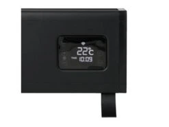 Eurom Alutherm Baseboard 1500 Black Elektrische Convector Kachel -Outdoor Kampeersportwinkel 24 4 eurom alutherm baseboard 1500 black elektrische convector kachel display aan 361193