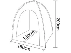 Bo Camp Opbergtent Medium -Outdoor Kampeersportwinkel 25 2 bo camp opbergtent medium