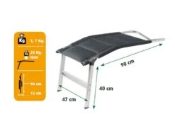 Dukdalf Voetenbank Fortissimo 8800 Antraciet -Outdoor Kampeersportwinkel 27 1 dukdalf voetenbank fortissimo 8800 antraciet 412888004
