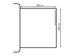 Outdoor Kampeersportwinkel -Outdoor Kampeersportwinkel 28 1 eurotrail fjord 260 bus camper luifel grijs blauw etct0133