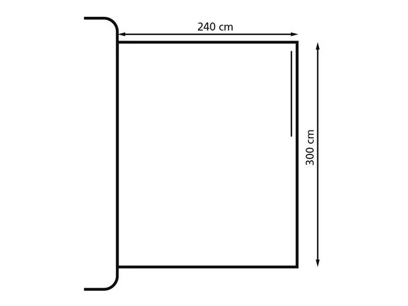 Eurotrail Fjord 300 Bus-camper-luifel Grijs Blauw 4 Eurotrail Fjord 300 Bus-camper-luifel Grijs Blauw - Afbeelding 2