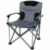 Eurotrail Vouwstoel Darney +150 Staal Grijs-Zwart -Outdoor Kampeersportwinkel 31 0 eurotrail vouwstoel darney 150 staal grijs zwart etcf0726 0401