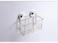 Kampa Chroome Zuignap Opbergmandje -Outdoor Kampeersportwinkel 39 2 kampa chroome zuignap opbergmandje