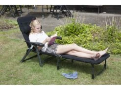 Crespo Zit Ligstoel Ap-233 Air-deluxe Zwart Kleur 80 -Outdoor Kampeersportwinkel 43 5 crespo zit ligstoel ap 233 air de luxe kleur 80 zwart