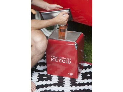 Bo Camp Urban Outdoor Retro Coolbox Greenwich Red - Afbeelding 4