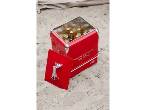 Bo Camp Urban Outdoor Retro Coolbox Greenwich Red - Afbeelding 5