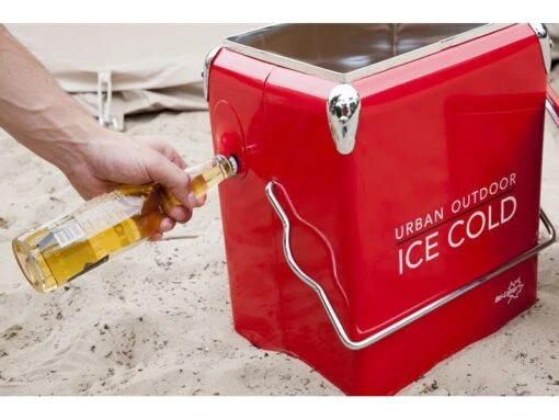 Bo Camp Urban Outdoor Retro Coolbox Greenwich Red - Afbeelding 6
