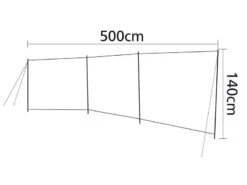 Bo-Camp Windscherm Stabile 3-Vaks 5x1,4 Meter 11 Bo-Camp Windscherm Stabile 3-Vaks 5x1,4 Meter -Outdoor Kampeersportwinkel 5 4 bo camp windscherm stabile 3 vaks 5 x 14 meter 4367651