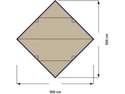 Eurotrail Tarp Turner 500 X 500 Polyester -Outdoor Kampeersportwinkel 52 1 eurotrail tarp turner 500 500 ette0635 6005