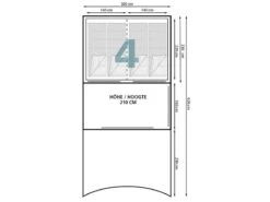 Eurotrail Opblaastent Georgia BTC Air -Outdoor Kampeersportwinkel 58 3 eurotrail opblaastent georgia btc air plattegrond ette1136 2701