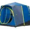 Coleman Familie Tent Octagon Blue-lime -Outdoor Kampeersportwinkel 64 0 coleman familie tent octagon blue lime 2000035750