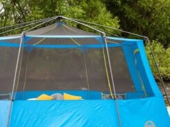 Coleman Familie Tent Octagon Blue-lime -Outdoor Kampeersportwinkel 64 5 coleman familie tent octagon blue lime 2000035750