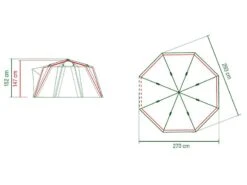Coleman Familie Tent Octago Blue-lime 10 Coleman Familie Tent Octago Blue-lime -Outdoor Kampeersportwinkel 65 2 coleman familie tent octago blue lime 2000035194