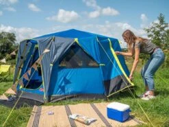 Coleman Familie Tent Octago Blue-lime 12 Coleman Familie Tent Octago Blue-lime -Outdoor Kampeersportwinkel 65 4 coleman familie tent octago blue lime 2000035194