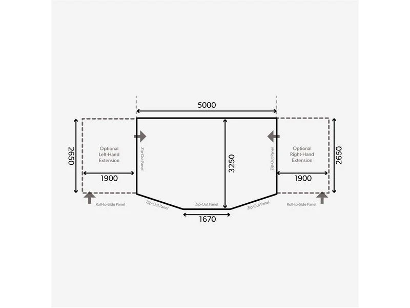 Kampa Dometic Opblaasbare Voortent Ace Air All Season 500 S 6 Kampa Dometic Opblaasbare Voortent Ace Air All Season 500 S - Afbeelding 4