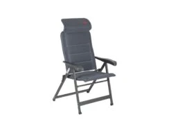 Crespo Kampeer Standen Stoel Ap-235 Air-deluxe Compact Grijs Kleur 86