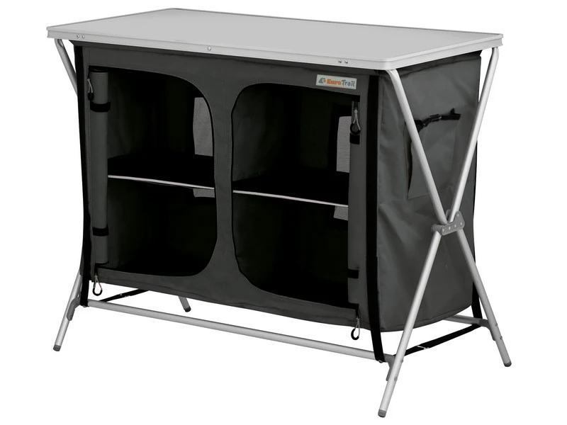 Eurotrail Opb.Kast Bonaire Klapkast Grijs 3 Eurotrail Opb.Kast Bonaire Klapkast Grijs