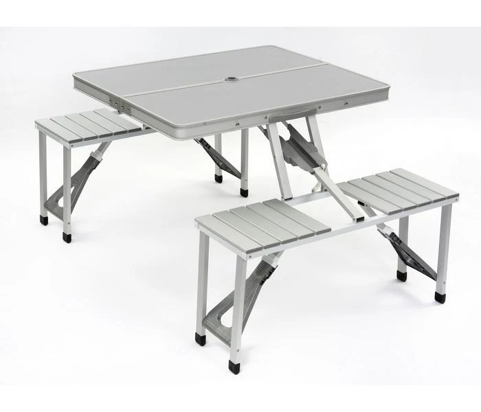 Bo Camp Kampeer- Picknicktafel Family Tafel Aluminium 3 Bo Camp Kampeer- Picknicktafel Family Tafel Aluminium