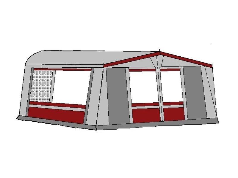 Te Velde Voortent De Vaart Lux 310 Cm. Bordeaux 3 Te Velde Voortent De Vaart Lux 310 Cm. Bordeaux