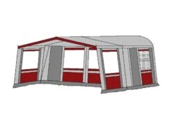 Hele Luifel Voor Voortent Aanritsbaar De Vaart Lux Serie Bordeaux -Outdoor Kampeersportwinkel te velde voortenten hele luifel aanritsbaar voor voortent de vaart lux rechts bordo